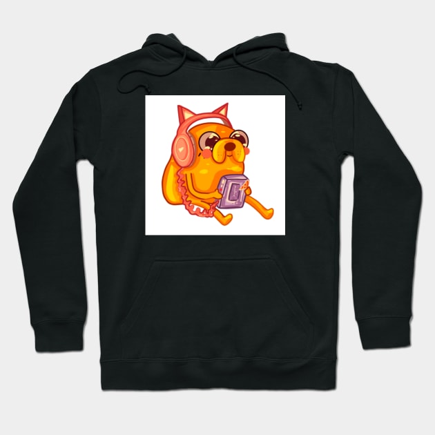 Cat Headset Jake Hoodie by lily1timperley@gmail.com